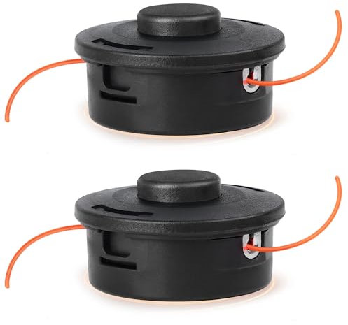 Jrisbo Autocut 25-2 Cabeza de Desbrozadora para STIHL, Cabezal de Corte Spool Compatible con Stihl FS44 FS55 FS56 FS74 FS80 FS85 FS90 FS120 FS130 FS240 FS250 FS260 Cortacésped