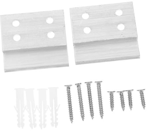 SOLUSTRE 2stücke Förmige Wandhalterung Aluminium Für Schwere Bildaufhängungen Französische Cleat-befestigung Für Kunstwerke Spiegel Rahmen Und Schnelle Und Design