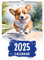 Corgi Kalender 2025 Niedlicher Corgi Jahresplaner Wandkalender 2025 Haustier Welpenkalender 12 Monate Familienkalender Tiere Hunderassen Kalender für Büro Organizer Weihnachten Saisonale Feiern