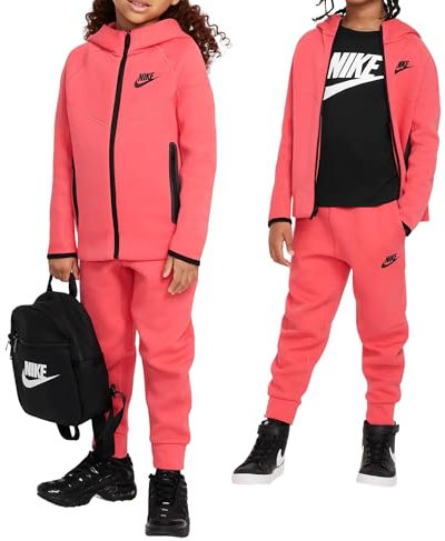 Nike Tuta da Bambina Tech Fleece Rosa Taglia 5-6 A Codice 36L050-AI9