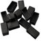 Lot de 12 embouts de protection rectangulaires en caoutchouc pour pieds de chaise, adaptés au sol (20 x 40 mm)