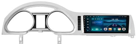 Radio estéreo Double DIN de Coche Android 13 para Audi Q7 2010-2015,10.25 Pulgadas Estéreo para Automóvil con Manos Libres Enlace Espejo GPS Navigation Control del Volante USB(A,S4 2G+32G)