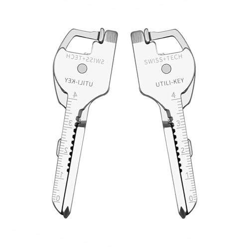 OHYER 2 Pièces Petit Couteau Pliant Multifonction Pour le Plein Air - Coupe-Papier, Utili-Key de Ceinture Outdoor Facile à Ranger