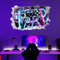 TINGTING Gaming Zubehör Zimmer Deko Wandtattoo Kinderzimmer Deko Jugendzimmer Zimmerdeko Gaming Room Wandsticker Kinderzimmer Gamingzimmer 3D Wandtattoo Jugendzimmer Junge (Videospiel blau-violett)