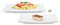 NIRO Set 2 Piatti Piani In Ceramica Made In Italy, Lavorazione Artigianale, Design Unico Rettangolare, Prodotto in Italia, Piatto Da Sushi, Primo e Secondo