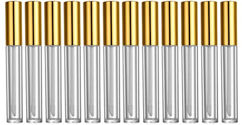 FOMIYES Tubo De Brillo Labial 40 Unidades 10 Ml Recargable Fácil De Usar Para Viajes Bálsamo Labial Mini Frasco