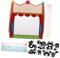 Supvox 1 Satz Lehrmittel Für Schattenpuppen Fingerpuppen Puppentheater Schattenfiguren Für Handpuppe Zum Geschichtenerzählen Marionetten-kit Theaterpuppe Black Papier