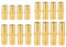 FORMVERSITY 16 Pezzi Raccordo Portagomma Ottone Calibro 6 8 10 12mm, Portagomma in Ottone Raccordo per Tubo, Raccordo per Tubo Flessibile, Barb Raccordo Adattatore in Ottone per Tubo Gas Acqua Olio