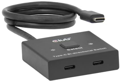 Club3D CSV-2511 USB-C® Bidirektionaler Video + Daten + PD Swich