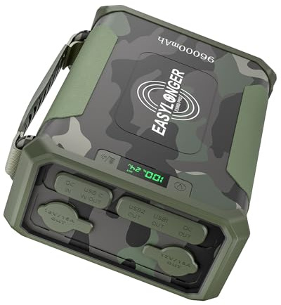 EASYLONGER ES960 PRO CPAP Akku 297.6Wh CPAP Akkupack für Camping | 3-Nächte CPAP Powerstation, LiFePO4-Akku für AirSense 11/10, AirCurve 11, AirMini, DreamStation, BMC M1 Mini, Löwenstein