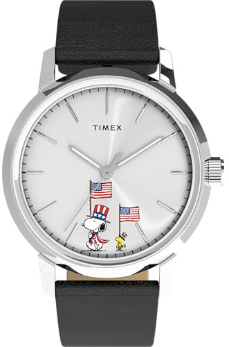 Timex Herren Analog Automatik Armbanduhr Peanuts Marlin