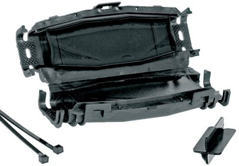 ViolaDirekt Kabelmuffe, Schwarz, 3 Stück, 165 mm, CE, inkl. Kabelbinder und Zubehör