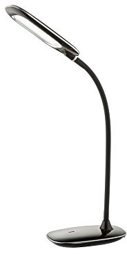 Schreibtischleuchte mit Touchdimmer Flexibler Arm Dimmer Leselampe Leseleuchte (Schreibtischlampe, Nachttischleuchte, Nachttischlampe, Tischleuchte, Tischlampe, Touch, Tageslicht-Weiß)