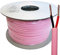 Pink Low Smoke (LSZH/LSHF), Double Insulated Speaker Cable Reel - 16AWG 1.5mm², PURE COPPER 100V Flex Audio Wire For Speakers & Amplifiers/Amp (100m Speaker Cable)