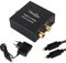 DA Wandler, 192KHz DAC Digital zu Analog Wandler Audio Adapter, SPDIF Toslink zu Analog RCA Konverter für HDTV Blu-ray DVD PS3 Sky