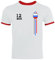 Russia Poccnr World Cup Fussball WM Fanfest Gruppen Herren Männer Ringer Trikot T-Shirt Streifen Trikot Russland, Größe: L,White/Red