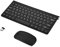 Wireless Keyboard And Mouse Combo With 78 x Architecture Keys, 2.4ghz Slim Waterproof Ergonomic Keyboard And Mouse Kit For Desktop Laptop Smart Tv(black)