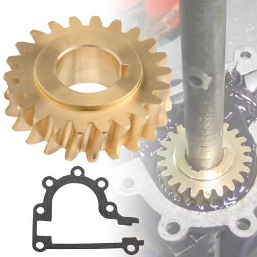Ohoho 51405MA Messing Schneckengetriebe kompatibel mit Craftsman 2-stufigen Schneefräsen 204167 536886540 601002109 536886180 8 PS 536886110 22 Zoll 107889650