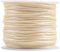 Konmay 1 rouleau de fil en satin de soie pour nœuds chinois, kumihimo, perlage, macramé, fabrication de bijoux - Crème - 91 m x 1,5 mm