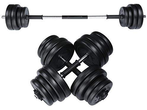 RIP X 30kg Adjustable Dumbbell Barbell Weight Set in Chrome with Bar Joiner Included