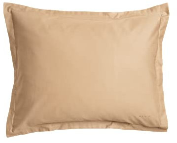 GANT Sateen Kopfkissenbezug einzeln Farbe Dark Almond Größe 40x40cm