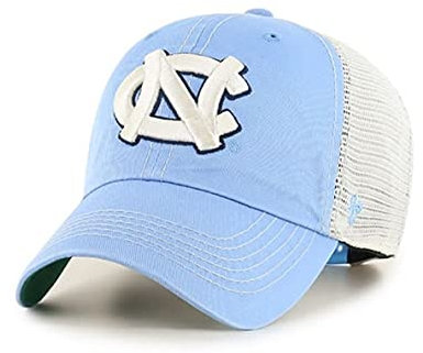 47 NCAA Trawler Primary Logo Team Color Mesh Trucker Clean Up Adjustable Hat Adult One Size Fits All, North Carolina Tar Heels, Einheitsgröße