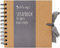 Sixstore Kraftpapier, klein, mittel, groß, quadratisch, hochwertiges Kraftpapier, Scrapbook mit Band (braun, klein 15 cm x 15 cm, 50 Blatt)