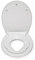Croydex Lomond Potty Training Toilet Seat - Removable Magnetic Child Seat with Soft Close Mechanism, Quick Release Hinges and an Antibacterial Treated Surface, Durable Thermoplastic (Family Seat)
