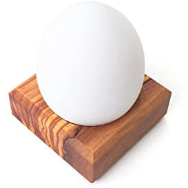 medina mood Coquetier en bois fabriqué à la main en bois d'olivier