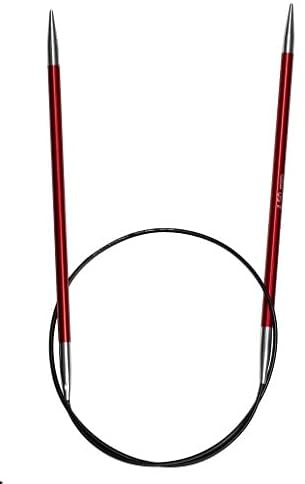 Lana Grossa Rundstricknadel Aluminium | leicht & stabil | glatte Oberfläche für müheloses Stricken | ideal für alle Garne | langlebig & komfortabel | 100/4,5