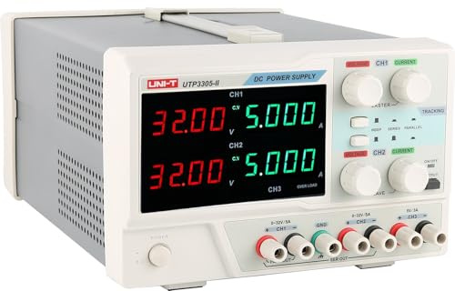 UNI-T UTP3305-II/UTP3303-II Linear DC Power Supply 3CH 335W 32V Adjustable Dual Channel and Fixed Single-Channel Output
