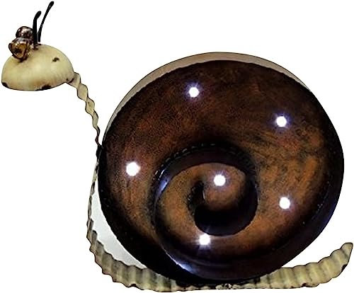 Luna24 simply great ideas... Solarleuchte Solar Metall Schnecke 15563, Außergewöhnliche Solarleuchte, Solarlampe, Gartendeko, Gartenstecker!