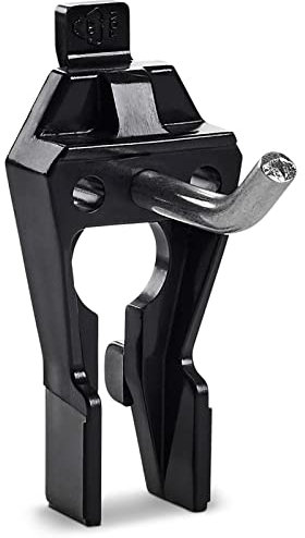raaco Gancio Singolo Clip 1-30 mm per Pannello Porta Attrezzi da Parete, 30 mm, Ideale per Hämmer, Cacciaviti, Pinze & Chiavi Inglesi, Ganci Pannello Portautensili in Acciaio & Poliammide, Set di 5