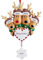 Personalisierter Weihnachtsbaumschmuck 2023, Namen von Familienmitgliedern, Weihnachtselch-Ornamente, individuelle Weihnachtsdekoration, Geschenke