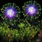 Joycome Solarleuchten für Außen Garten 2 Stück 150 LED Solar Pusteblume Gartenbeleuchtung, 8 Modi Solarlampen Gartenstecker Winterfest Solarlicht Feuerwerk für Balkon Blumenkasten Deko - Mehrfarbig