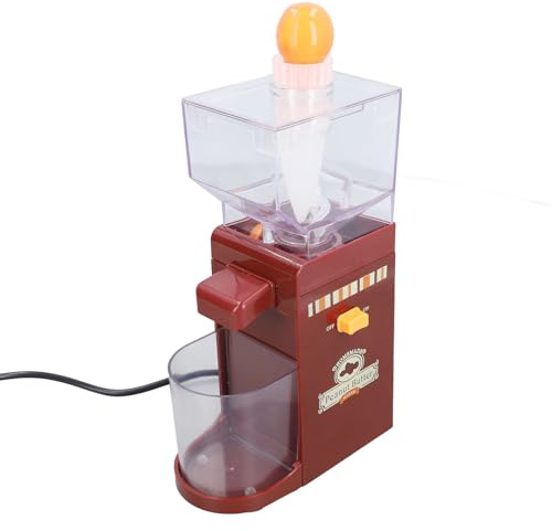 Máquina de Mantequilla de Cacahuete Luqeeg, Molinillo Eléctrico para Cocina, Molino de Granos para Cacahuetes, Anacardos, Almendras, Adaptador AC, Nuez, Marrón