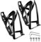 Peiyee Porte Gourde Velo,Porte-Bouteille VéLo,Porte-Bidon VéLo,Porte-Bouteille VTT/VéLo De Route,Accessoire VTT LéGer Et Durable pour VéLo De Route LéGer Et Robuste Et VTT, Noir - Lot De 2