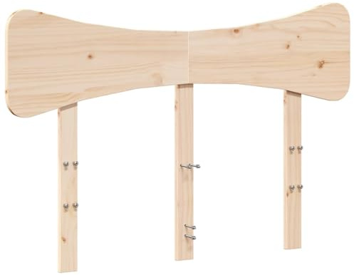 vidaXL Kopfteil 120 cm Massivholz Kiefer