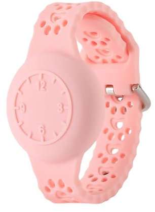 Ruzister wasserdichte Armbänder für Kinder, kompatibel mit Apple Air Tag Findern, mit weichem Silikon, verstellbar, Anti-Lost GPS Item Finders Hülle Cover für Kinder