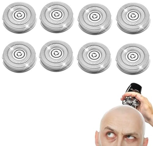 BESTBOMG Ersatzköpfe Compatible Pitbull Silver und Gold Pro Rasierer, Ersatzklinge Compatible Pitbull Platinum Pro Rasierer (8)