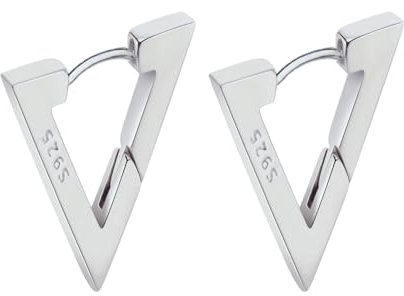 Aucuu Ohrringe Creolen, Silber 925 Ohrringe, 14K Gold Kleine Ohrringe, Hypoallergen Sterling Silber Ohrringe, Kleine Klobige Creolen Ohrringe, Huggie Ohrringe, Ohrringe Für Damen Schmuckgeschenke