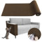 Alfombra rascador para Gatos Adhesivo Alfombra para Gatos tapete rascador para Gatos Protector Sofa Gatos arañazo rascador Gatos Pared (Marrón, 40×300cm)