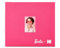 Barbie x Kodak Album Photo Scrapbook 20x20 cm avec Couverture en Tissu Rose et Fenêtre Frontale pour Photo