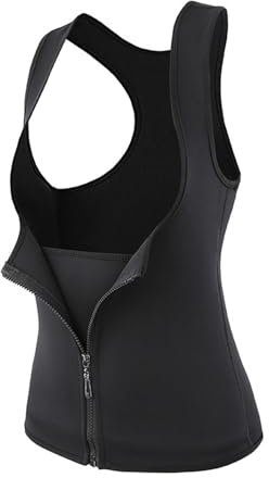 Meichoon Mujeres Fajas Neopreno Sauna Chaleco Pérdida de Peso Camisetas Camiseta sin Mangas Entrenador de Cintura para Ejercicio de Entrenamiento en el Gimnasio
