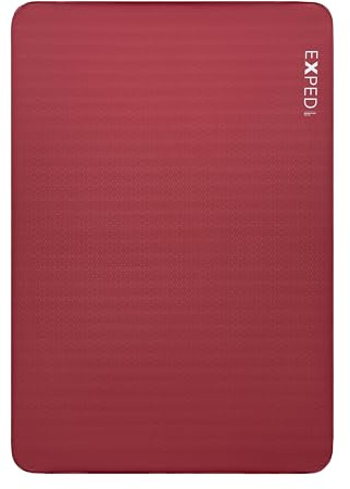 Exped MegaMat Max Duo Long Wide Plus - Self Inflating Plush Sleeping Mat, 6” Foam Pad, Pump Included