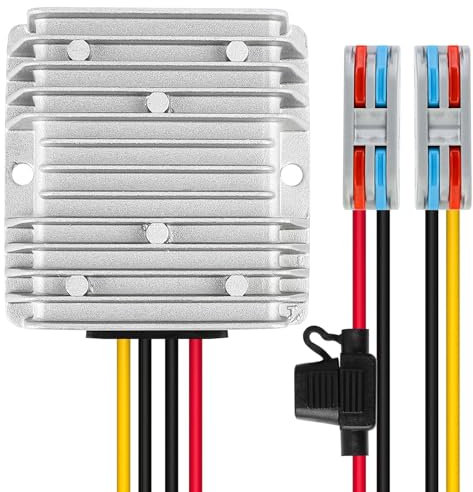 SUPERNIGHT 8-40V auf 13.8V DC-DC Spannungswandler mit PWM-Technologie, 138W 10A, IP68 wasserdicht, Aluminiumgehäuse, für LED/Industrie