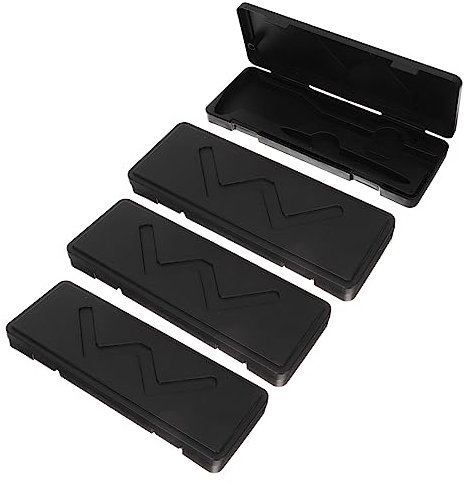 ELAYARD Tragbare Messschieberbox Kunststoff Aufbewahrungskoffer Für Messwerkzeug 4 Stück Leicht Robust Mehrweg Aufbewahrungsbehälter