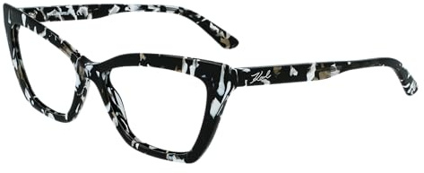 KARL LAGERFELD KL6063 N 007 Women's Frame Black/White 54/17/140