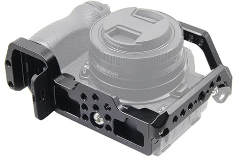 Kompatibel mit Nikon Z50 SLR – Kamerakäfig mit Kaltschuhhalterung, vertikalem Aufnahme- und Mikrofon-DIY-Verlängerungsrahmen