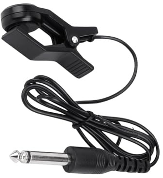 Akustik Gitarren Piezo Tonabnehmer, Clip on Kontaktmikrofone, Piezo Tonabnehmer für Gitarre, Ukulelen, Violinen, Teile, einfach zu bedienende Clip on Mikrofone, Musikinstrument, einfach zu bedienen